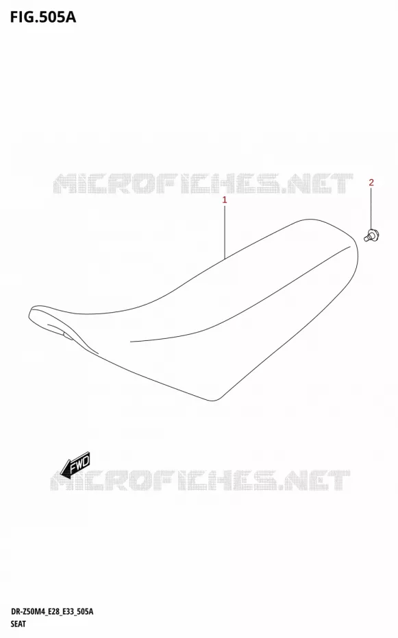 SEAT Suzuki MOTO 50 DR 2024  DR-Z50 2024 M4 (E28)