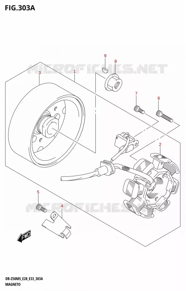 IGNITION Suzuki MOTO 50 DR 2025  DR-Z50 2025 M5 (E28)