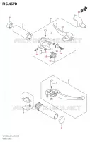 LEVERS   HANDGRIPS (VZR1800BZ:L8:E33) for Suzuki BOULEVARD 1800 2018