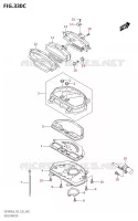 SPEEDOMETER (VZR1800BZ:L8:E28) for Suzuki BOULEVARD 1800 2018