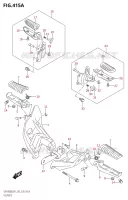 FOOTREST for Suzuki BOULEVARD 1800 2021