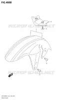 FRONT FENDER (SEE NOTE 1) for Suzuki BOULEVARD 1800 2021