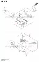 HANDGRIPS   LEVERS  for Suzuki BOULEVARD 1800 2021