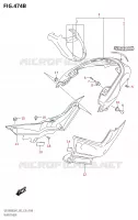 REAR FENDER (SEE NOTE 1) for Suzuki BOULEVARD 1800 2021