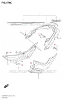 REAR FENDER (SEE NOTE 1) for Suzuki BOULEVARD 1800 2021