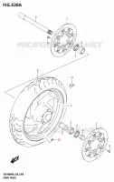 FRONT WHEEL for Suzuki BOULEVARD 1800 2025