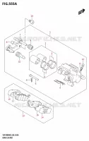 REAR CALIPER for Suzuki BOULEVARD 1800 2025