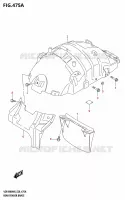 REAR FENDER BRACE for Suzuki BOULEVARD 1800 2025