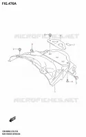 REAR FENDER EXTENSION for Suzuki BOULEVARD 1800 2025