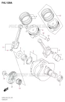 CRANKSHAFT for Suzuki BOULEVARD 800 2018