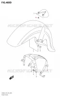 FRONT FENDER (VL800T:L8:E03) for Suzuki BOULEVARD 800 2018