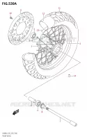 FRONT WHEEL (VL800:L8:E03) for Suzuki BOULEVARD 800 2018