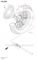 FRONT WHEEL (VL800T:L8:E28) for Suzuki BOULEVARD 800 2018