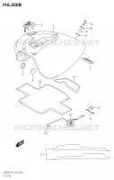 FUEL TANK (VL800:L8:E28) for Suzuki BOULEVARD 800 2018