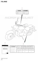 LABEL (VL800T:L8:E28) for Suzuki BOULEVARD 800 2018