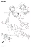CRANKSHAFT for Suzuki BOULEVARD 800 2020