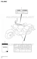 LABEL (VL800T:E28) for Suzuki BOULEVARD 800 2020