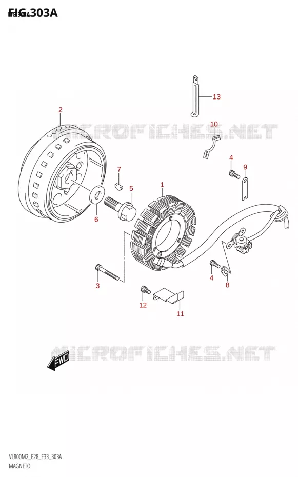 IGNITION Suzuki MOTO 800 BOULEVARD 2022  VL800 2022 M2 (E28)