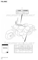 LABEL (VL800:E28) for Suzuki BOULEVARD 800 2023