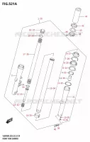 FRONT FORK for Suzuki BOULEVARD 800 2024