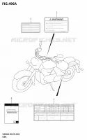 LABEL (VL800T:E33) for Suzuki BOULEVARD 800 2024