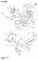REAR WHEEL (VL800) for Suzuki BOULEVARD 800 2024