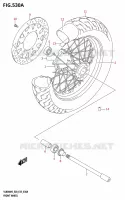 FRONT WHEEL (VL800T) for Suzuki BOULEVARD 800 2025