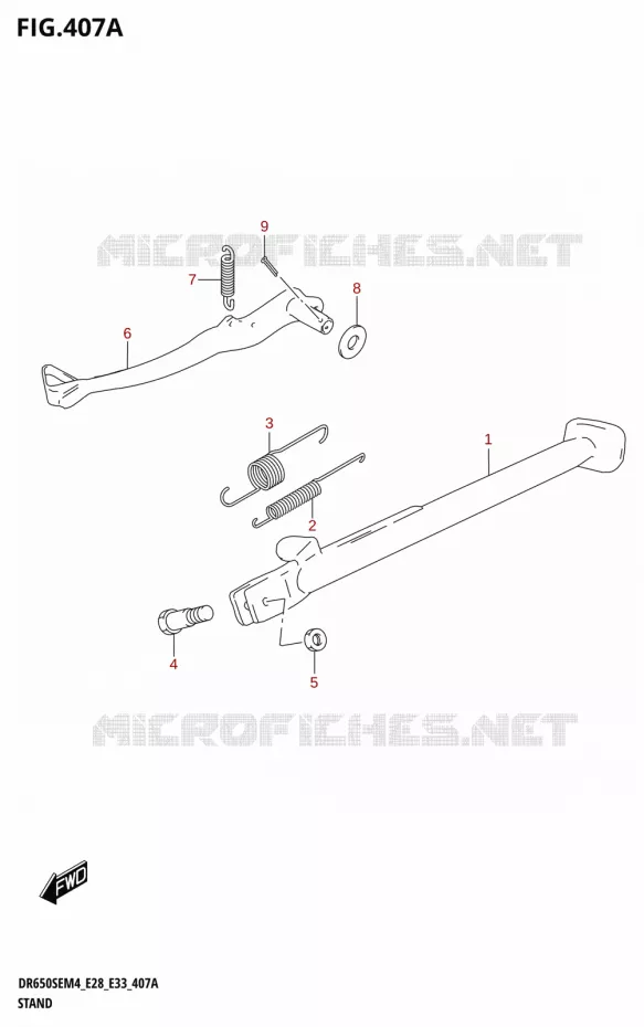 STAND Suzuki MOTO 650 DR 2024  DR650SE 2024 M4 (E28)