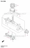 CRANKSHAFT for Suzuki DR 650 2025