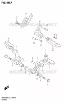 FOOTREST for Suzuki DR 650 2025