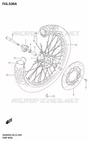 FRONT WHEEL for Suzuki DR 650 2025