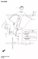 FUEL TANK for Suzuki DR 650 2025
