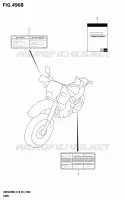 LABEL (E28) for Suzuki DR 650 2025