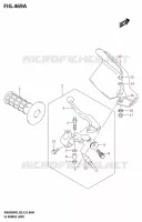 LEFT LEVER   HANDGRIP for Suzuki DR 650 2025