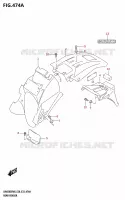 REAR FENDER for Suzuki DR 650 2025