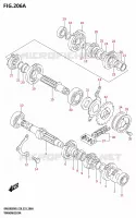 TRANSMISSION for Suzuki DR 650 2025