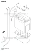 BATTERY for Suzuki KINGQUAD 400 2024
