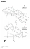 CARRIER (P03) for Suzuki KINGQUAD 400 2024