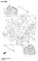 CRANKCASE for Suzuki KINGQUAD 400 2024