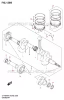 CRANKSHAFT for Suzuki KINGQUAD 400 2024
