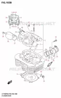 CYLINDER HEAD for Suzuki KINGQUAD 400 2024