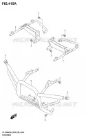 FOOTREST for Suzuki KINGQUAD 400 2024