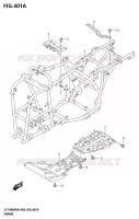 FRAME for Suzuki KINGQUAD 400 2024