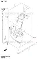 GEAR LEVER for Suzuki KINGQUAD 400 2024