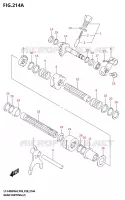 GEAR SHIFTING ASSY (2) for Suzuki KINGQUAD 400 2024