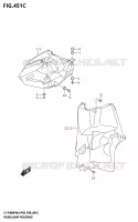 HEADLAMP HOUSING (P28) for Suzuki KINGQUAD 400 2024