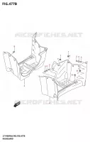 MUDGUARD for Suzuki KINGQUAD 400 2024