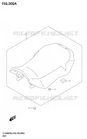 SEAT for Suzuki KINGQUAD 400 2024