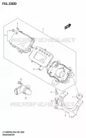 SPEEDOMETER (LT F400F:(P28)) for Suzuki KINGQUAD 400 2024