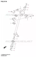 STEERING COLUMN for Suzuki KINGQUAD 400 2024
